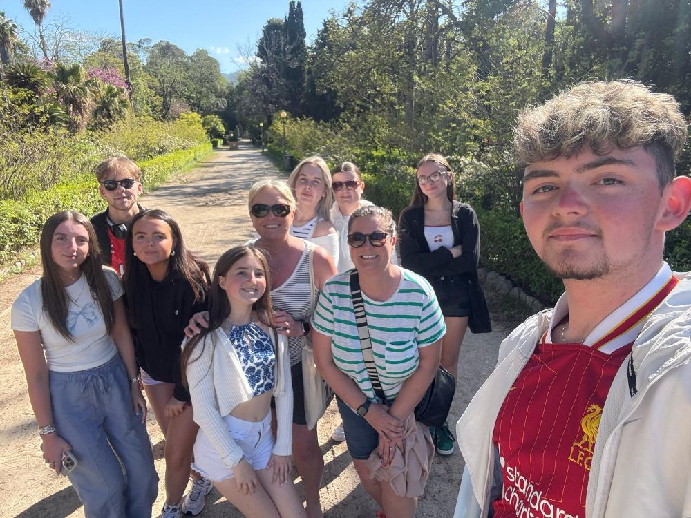 Travel and Tourism students in Scilly.